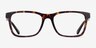 Coach HC6166U Dark Tortoise AcetateEyeglass Frames from EyeBuyDirect, Front View