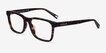 Coach HC6166U Dark Tortoise AcetateEyeglass Frames from EyeBuyDirect, Angle View