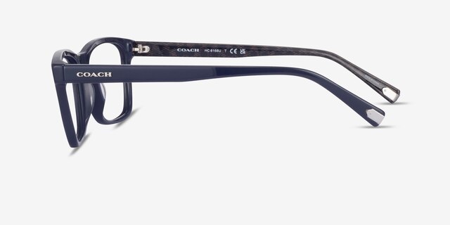 Coach HC6166U Navy AcetateEyeglass Frames from EyeBuyDirect, Side View