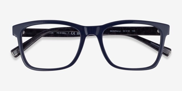 Coach HC6166U Navy AcetateEyeglass Frames from EyeBuyDirect, Closed View