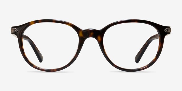 Coach HC6167U Dark Tortoise AcetateEyeglass Frames from EyeBuyDirect, Front View