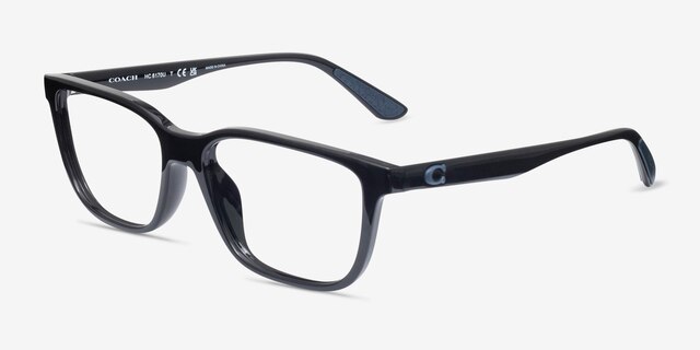 Coach HC6170U Black Eco-friendlyEyeglass Frames from EyeBuyDirect, Angle View