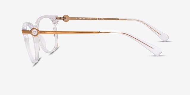Coach HC6176 Clear AcetateEyeglass Frames from EyeBuyDirect, Side View