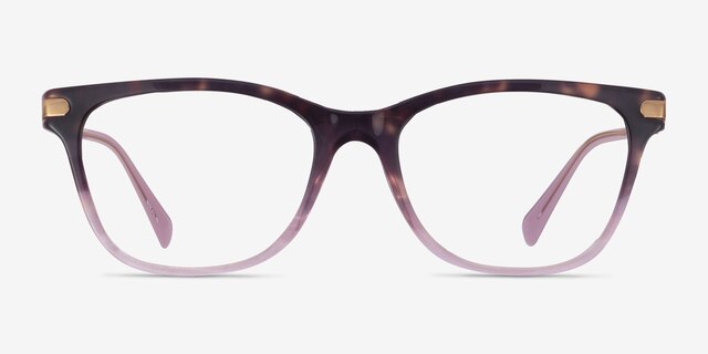 Coach HC6176 Rose Tortoise Gradient AcetateEyeglass Frames from EyeBuyDirect, Front View