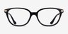 Coach HC6185 Black AcetateEyeglass Frames from EyeBuyDirect, Front View