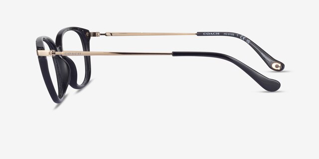 Coach HC6185 Black AcetateEyeglass Frames from EyeBuyDirect, Side View