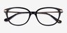 Coach HC6185 Black AcetateEyeglass Frames from EyeBuyDirect, Closed View