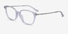 Coach HC6185 Crystal Clear AcetateEyeglass Frames from EyeBuyDirect, Angle View