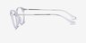 Coach HC6185 Crystal Clear AcetateEyeglass Frames from EyeBuyDirect, Side View