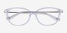 Coach HC6185 Crystal Clear AcetateEyeglass Frames from EyeBuyDirect, Closed View