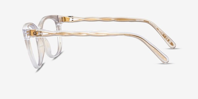Coach HC6186 Clear AcetateEyeglass Frames from EyeBuyDirect, Side View
