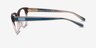 Coach HC6187 Transparent Brown Gradient AcetateEyeglass Frames from EyeBuyDirect, Side View