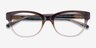 Coach HC6187 Transparent Brown Gradient AcetateEyeglass Frames from EyeBuyDirect, Closed View