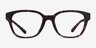 Coach HC6190U Matte Dark Tortoise AcetateEyeglass Frames from EyeBuyDirect, Front View