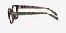 Coach HC6190U Matte Dark Tortoise AcetateEyeglass Frames from EyeBuyDirect, Side View
