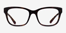 Coach HC6197U Écaille Noire Acétate Montures de lunettes de vue d'EyeBuyDirect, Vue de Face