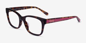 Coach HC6197U Écaille Noire Acétate Montures de lunettes de vue d'EyeBuyDirect, Vue d'Angle