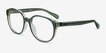 Coach HC6209U Transparent Green AcetateEyeglass Frames from EyeBuyDirect, Angle View