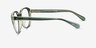 Coach HC6209U Transparent Green AcetateEyeglass Frames from EyeBuyDirect, Side View