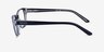 Ralph RA7020 Shiny Black AcetateEyeglass Frames from EyeBuyDirect, Side View