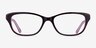 Ralph RA7020 Dark Tortoise AcetateEyeglass Frames from EyeBuyDirect, Front View