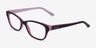 Ralph RA7020 Dark Tortoise AcetateEyeglass Frames from EyeBuyDirect, Angle View