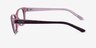 Ralph RA7020 Dark Tortoise AcetateEyeglass Frames from EyeBuyDirect, Side View