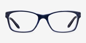 Ralph RA7039 Opal Blue Acétate Montures de lunettes de vue d'EyeBuyDirect, Vue de Face