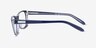 Ralph RA7039 Opal Blue AcetateEyeglass Frames from EyeBuyDirect, Side View