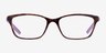 Ralph RA7044 Tortoise On Purple AcetateEyeglass Frames from EyeBuyDirect, Front View