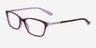 Ralph RA7044 Tortoise On Purple AcetateEyeglass Frames from EyeBuyDirect, Angle View