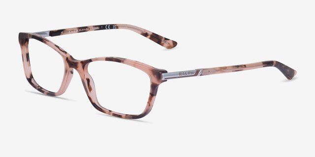 Ralph RA7044 Ivory Tortoise AcetateEyeglass Frames from EyeBuyDirect, Angle View