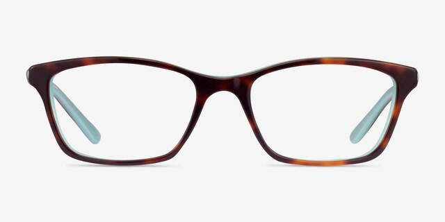 Ralph RA7044 Tortoise Blue AcetateEyeglass Frames from EyeBuyDirect, Front View