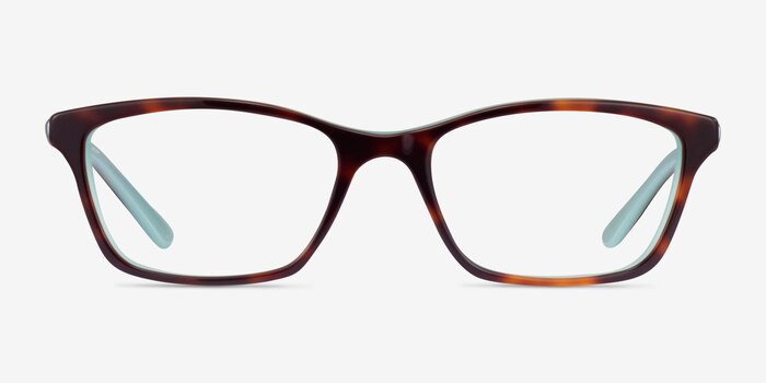 Ralph RA7044 Tortoise Blue Acétate Montures de lunettes de vue d'EyeBuyDirect
