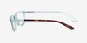 Ralph RA7044 Tortoise Blue AcetateEyeglass Frames from EyeBuyDirect, Side View