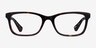 Ralph RA7069 Shiny Dark Tortoise AcetateEyeglass Frames from EyeBuyDirect, Front View