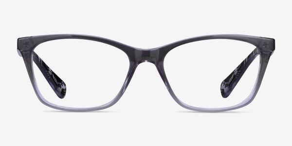 Ralph RA7071 Shiny Gradient Gray Plastic Eyeglass Frames