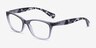 Ralph RA7071 Shiny Gradient Gray PlastiqueMontures de lunettes de vue d'EyeBuyDirect, Vue d'Angle