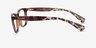 Ralph RA7071 Shiny Brown Tortoise PlasticEyeglass Frames from EyeBuyDirect, Side View