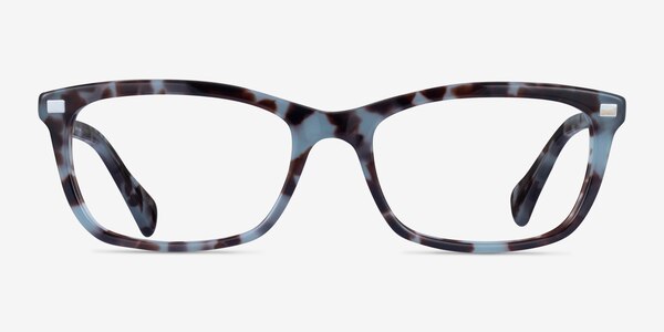 Ralph RA7089 Shiny Blue Tortoise Acetate Eyeglass Frames