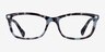 Ralph RA7089 Shiny Blue Tortoise AcetateEyeglass Frames from EyeBuyDirect, Front View