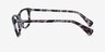 Ralph RA7089 Shiny Blue Tortoise AcetateEyeglass Frames from EyeBuyDirect, Side View