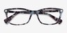 Ralph RA7089 Shiny Blue Tortoise AcetateEyeglass Frames from EyeBuyDirect, Closed View