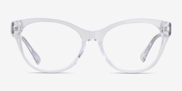 Ralph RA7141 Shiny Clear Acetate Eyeglass Frames