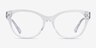 Ralph RA7141 Shiny Clear AcetateEyeglass Frames from EyeBuyDirect, Front View