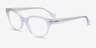 Ralph RA7141 Shiny Clear AcetateEyeglass Frames from EyeBuyDirect, Angle View