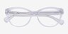Ralph RA7141 Shiny Clear AcetateEyeglass Frames from EyeBuyDirect, Closed View