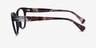 Ralph RA7141 Shiny Black AcetateEyeglass Frames from EyeBuyDirect, Side View