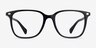 Ralph RA7147 Shiny Black AcetateEyeglass Frames from EyeBuyDirect, Front View