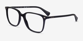 Ralph RA7147 Shiny Black Acétate Montures de lunettes de vue d'EyeBuyDirect, Vue d'Angle